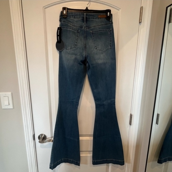 NWT Articles of Society - Blue High Rise Flare Denim Jeans - Size 25 - New - Picture 4 of 11